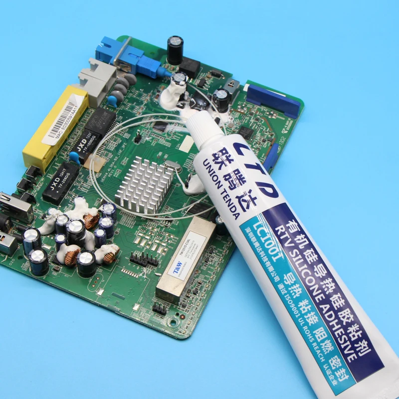 100 мл 300 мл 2.6л высокомощные светодиодные лампы для освещения лампы для использования Rtv силиконовый проводящий клей