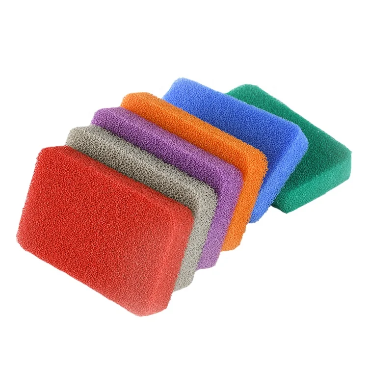 Household Kitchen Cleaning Small Durable Silicone Dish Scrubber Sponge