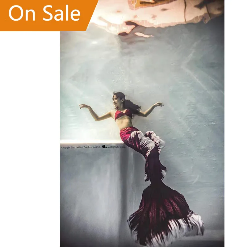 Rumble Fish swimming toy mermaid skin tail costume swimsuit s prop For mermaid school