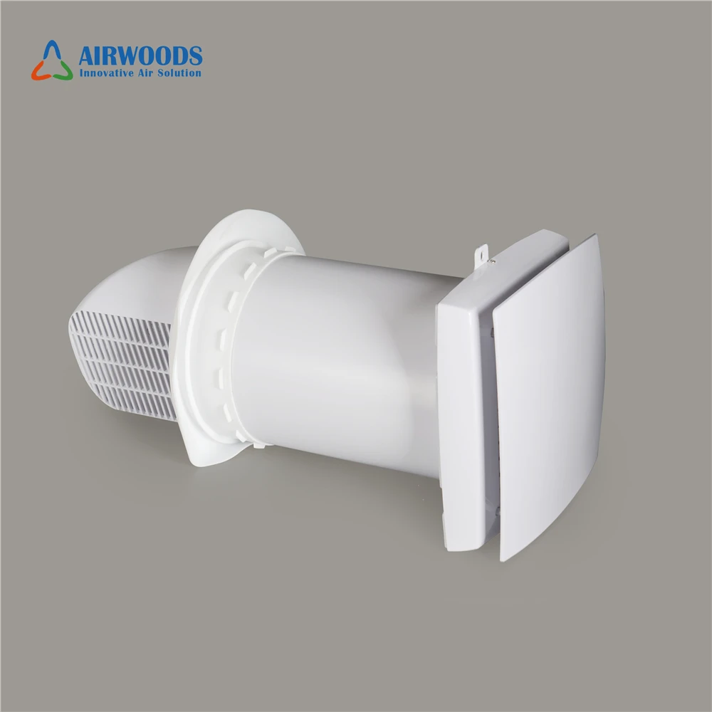 Single Room Wall HRV ERV Heat Energy erv hrv energy recovery ventilation air recuperator system