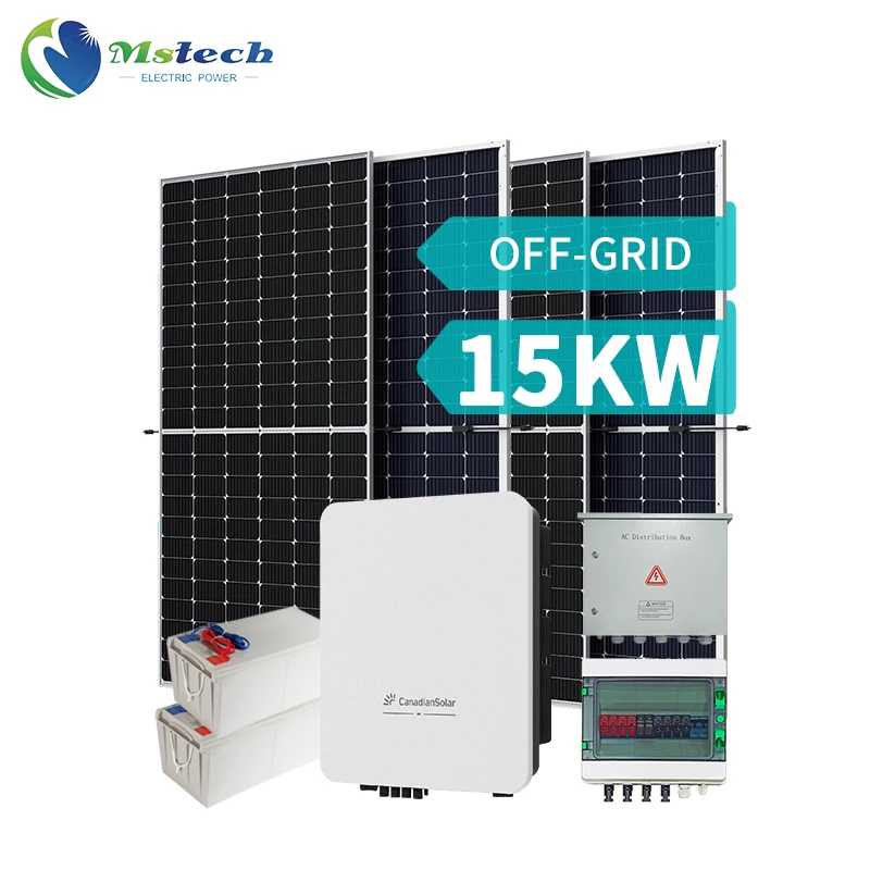 MSPV Solar Energy Storage System 15kva 4000w 5000w Hybrid All In One Solar Panels System Complete Kit Home Use Roof Mounting