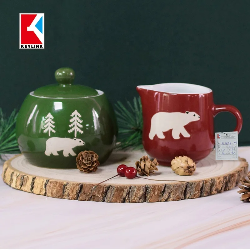 Керамическая банка для хранения чая, кофейных зерен с бамбуковой крышкой