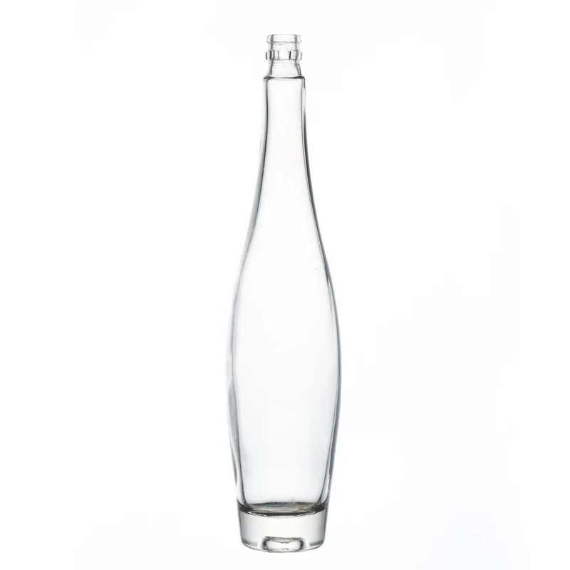 Wholesale Crystal High Quality Empty Clear Glass Liquor Bottles For Vodka Whiskey