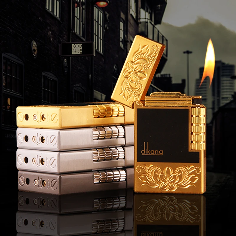 yanzhen factory creative metal gas windproof inflatable lighters personality  lighter wholesale