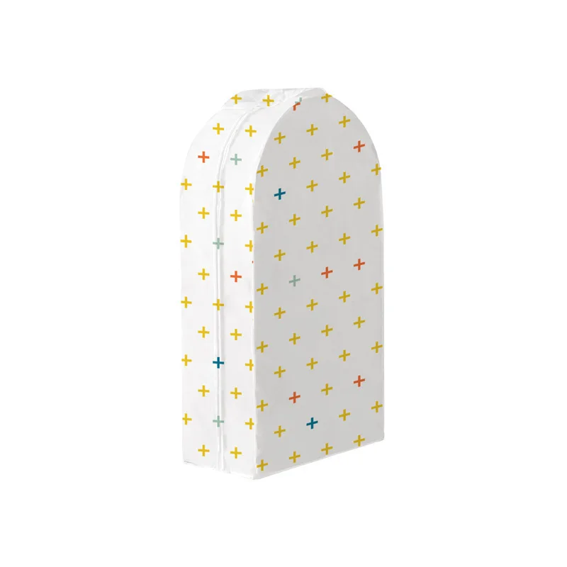 
Creative Nordic Geometry Print Coat Hanging Bag Home Garderobe Clothes Storage Dust Cover 