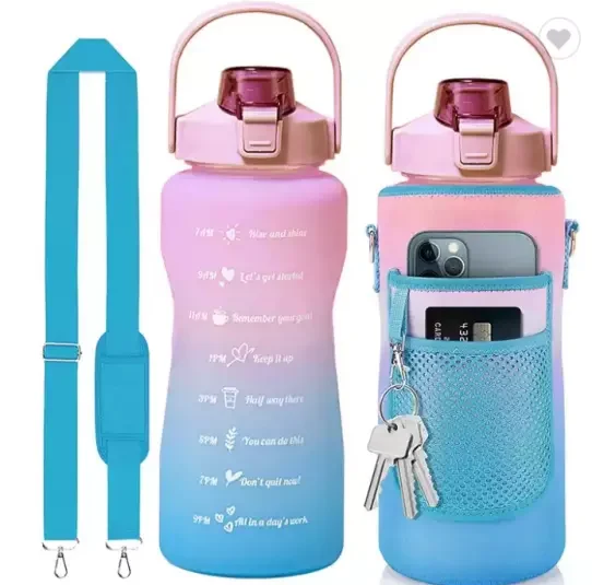 40oz water bottle with carry sleeve pouch tumbler cup holder sling bag neoprene water bottle insulator carrier bag