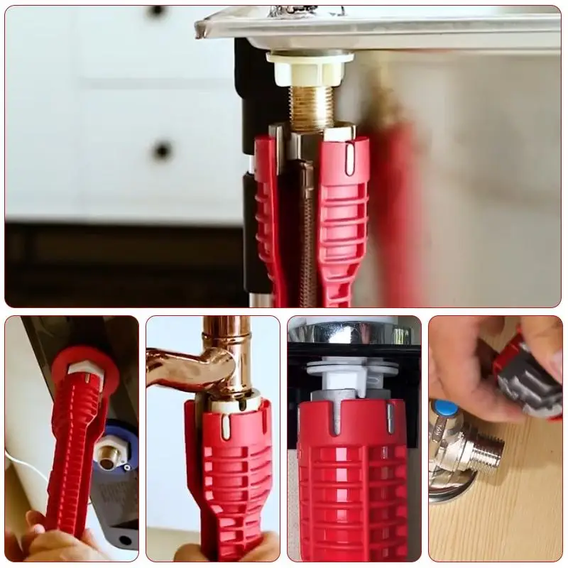 Plumbing Tool Faucet Socket Wrench Plumbing Tool for Tight Spaces Plumbers Homeowner/Bathroom