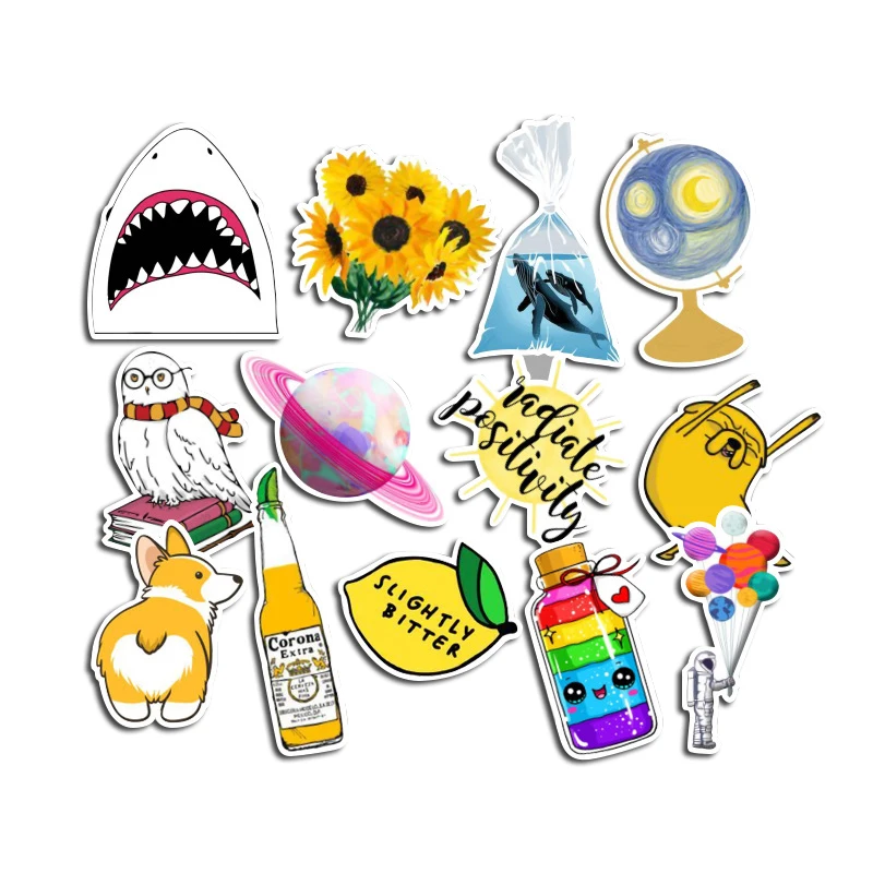 50Pcs Friends TV Show Stickers For Notebook Vinyl Skateboard Guitar Case Door Car Bike Laptop Luggage Stickers