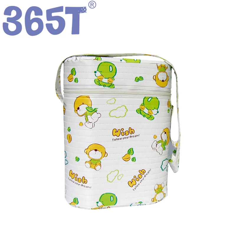 365T Red Personalized Single Water Warmer Insulated Baby Feeding Bottle Cooler Bag Bottle