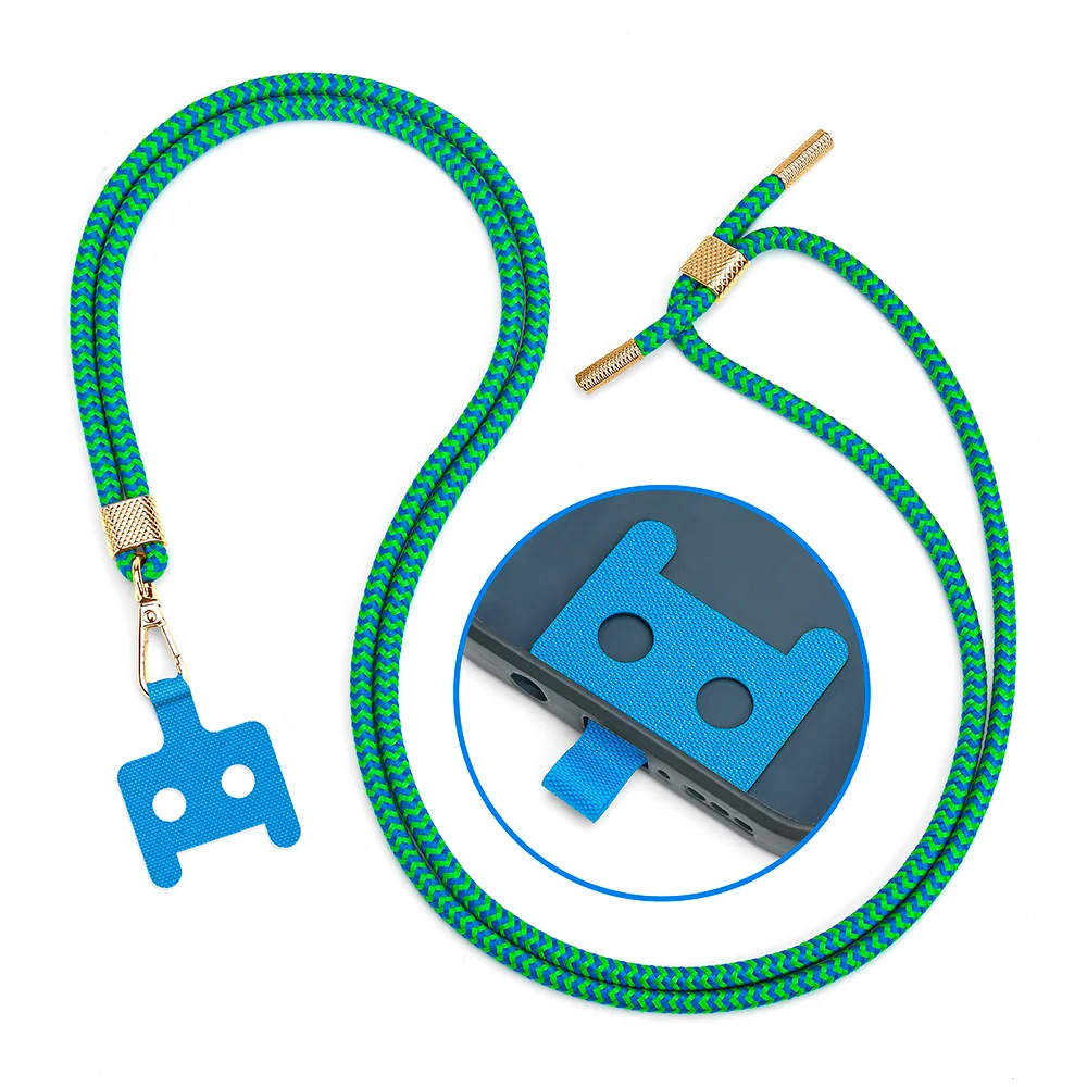 Accesorios De Celulares Universal Crossbody Necklace Patch Strap Tab Chain Tether Cell Mobile Phone Case Lanyard