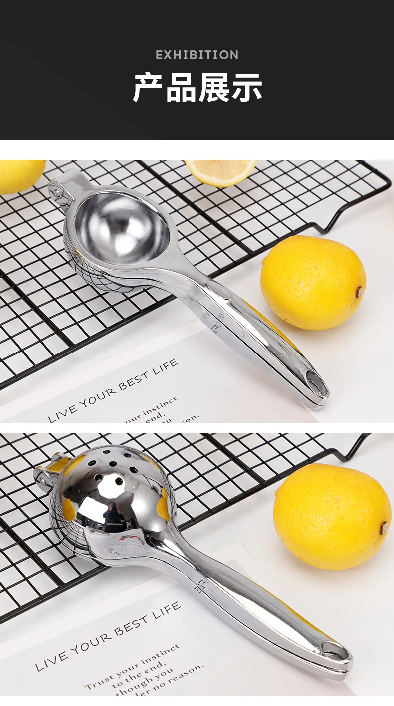 
High Quality Zinc Alloy Insection Effective Manual Lemon Orange Fruit Squeezer Juicer 