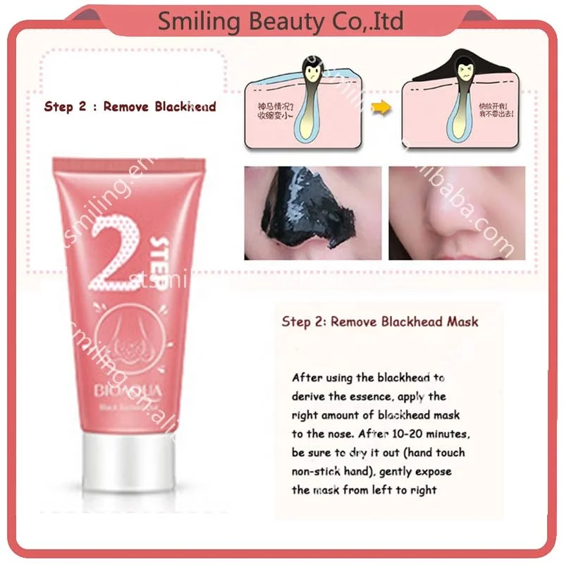 Маска для лица BIOAQUA 3 в 1, экспорт, набор для глубокой очистки пор, удаления черных точек