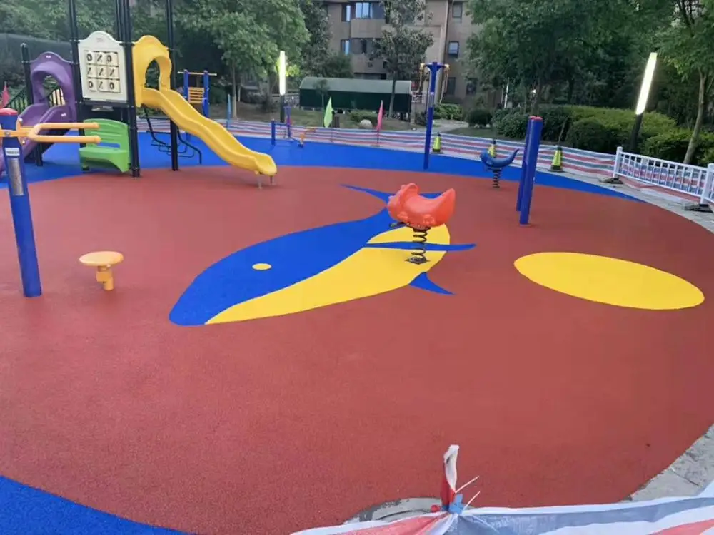 Price playground Flooring Running Track Recycled Rubber Granules