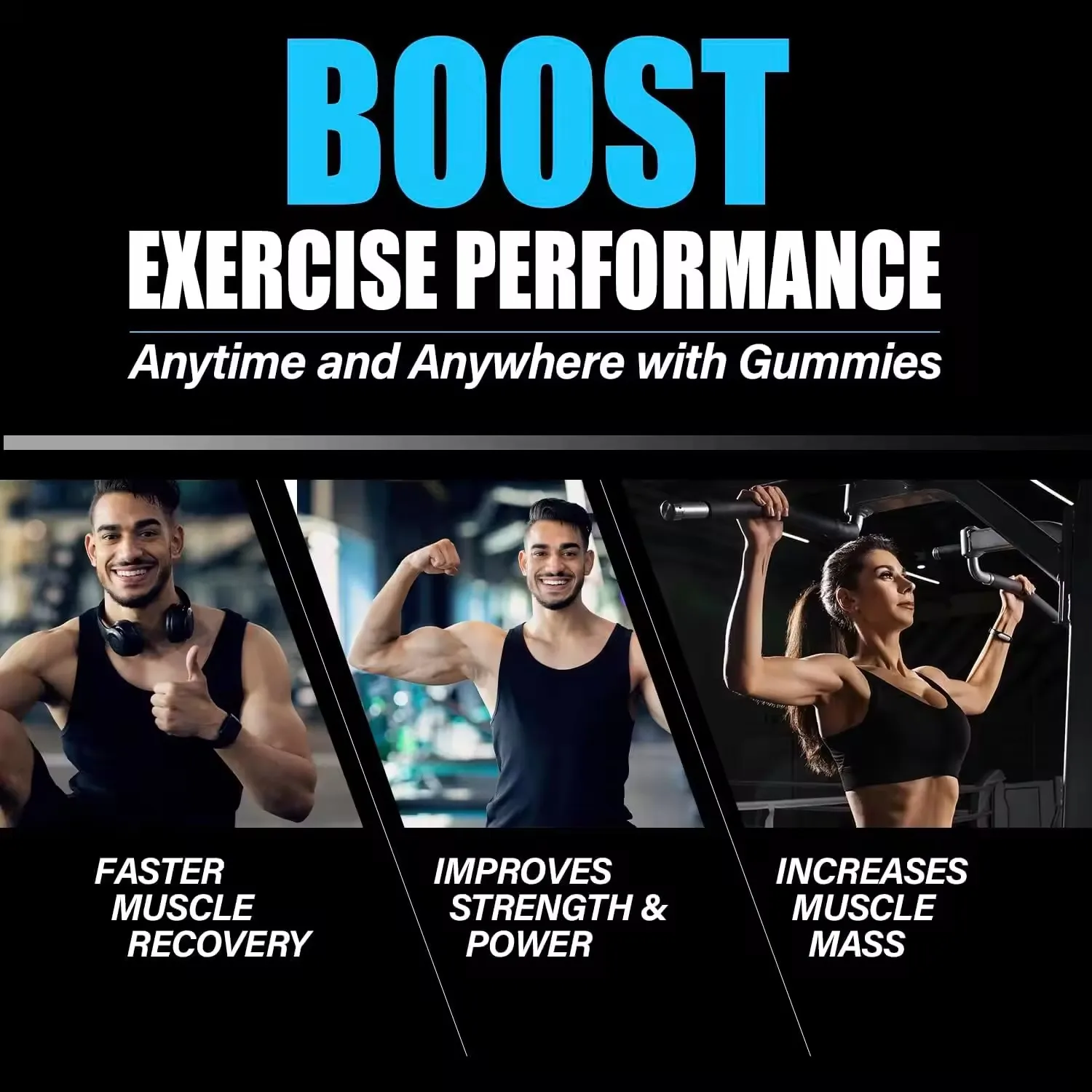 OEM Private Label Ready stock fast shipping creatine monohydrate gummy energy support supplement creatine hydrochloride gummies