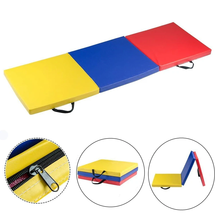 Foldable PVC Gymnastic Mat with Customized Size And Color Indoor or Outdoor