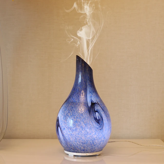 
Ultrasonic diffuser glass vase - shaped essential oil aromatic diffuser 