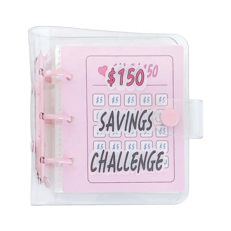 Other Educational Toy custom tracker journal mini Budget Binder 100 day 52 week cash money savings challenge book with envelopes