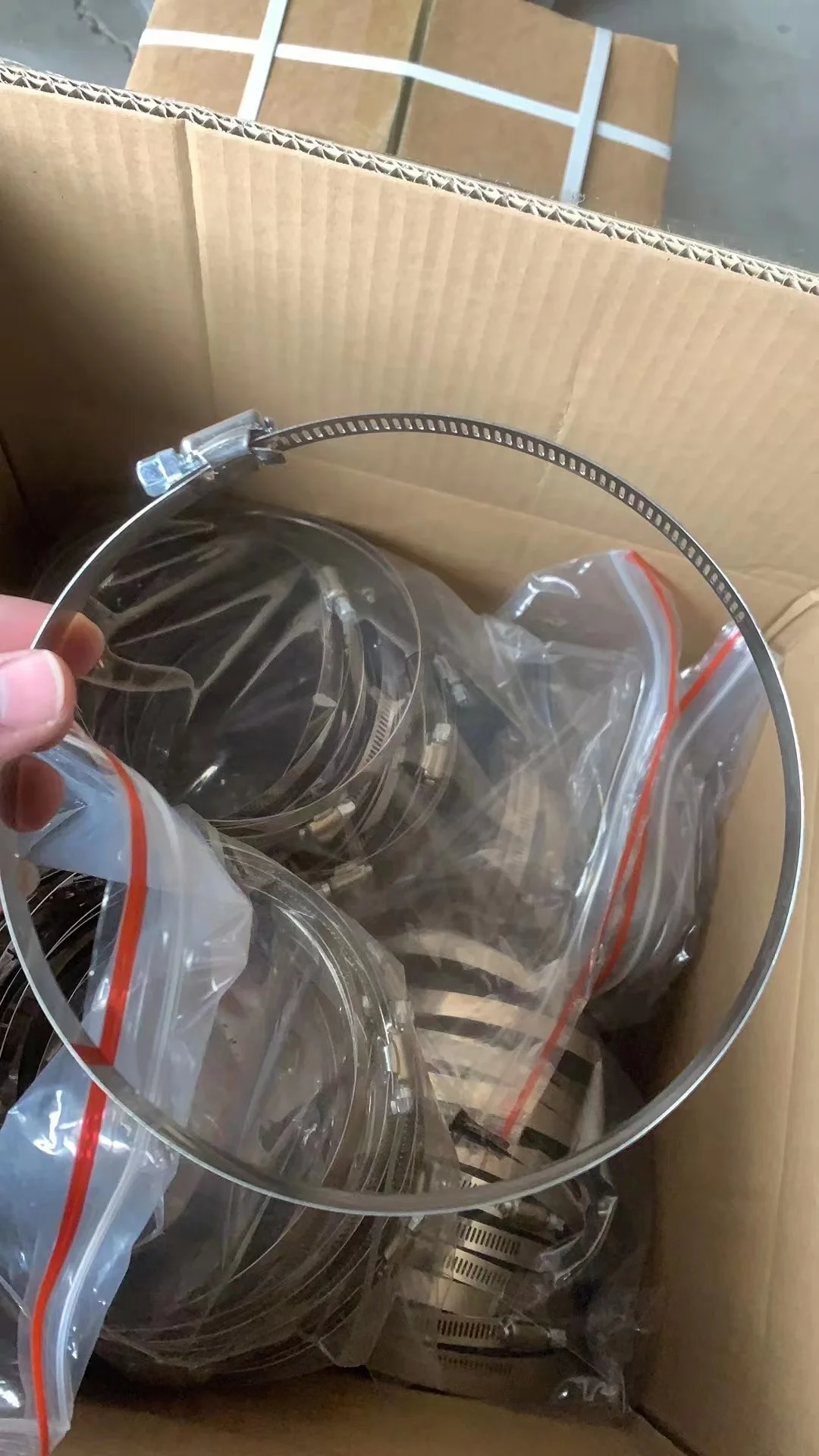 Stainless steel customizable high quality american type hose clamp