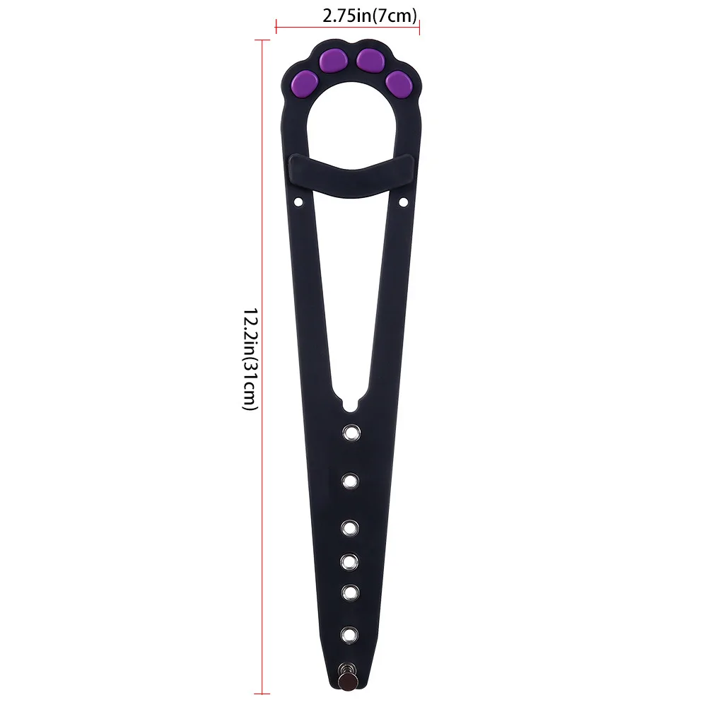 Adjustable Door Buddy Cat Door Latch Stopper Door Strap For Cats To Dog Proof & Keep Dog Out