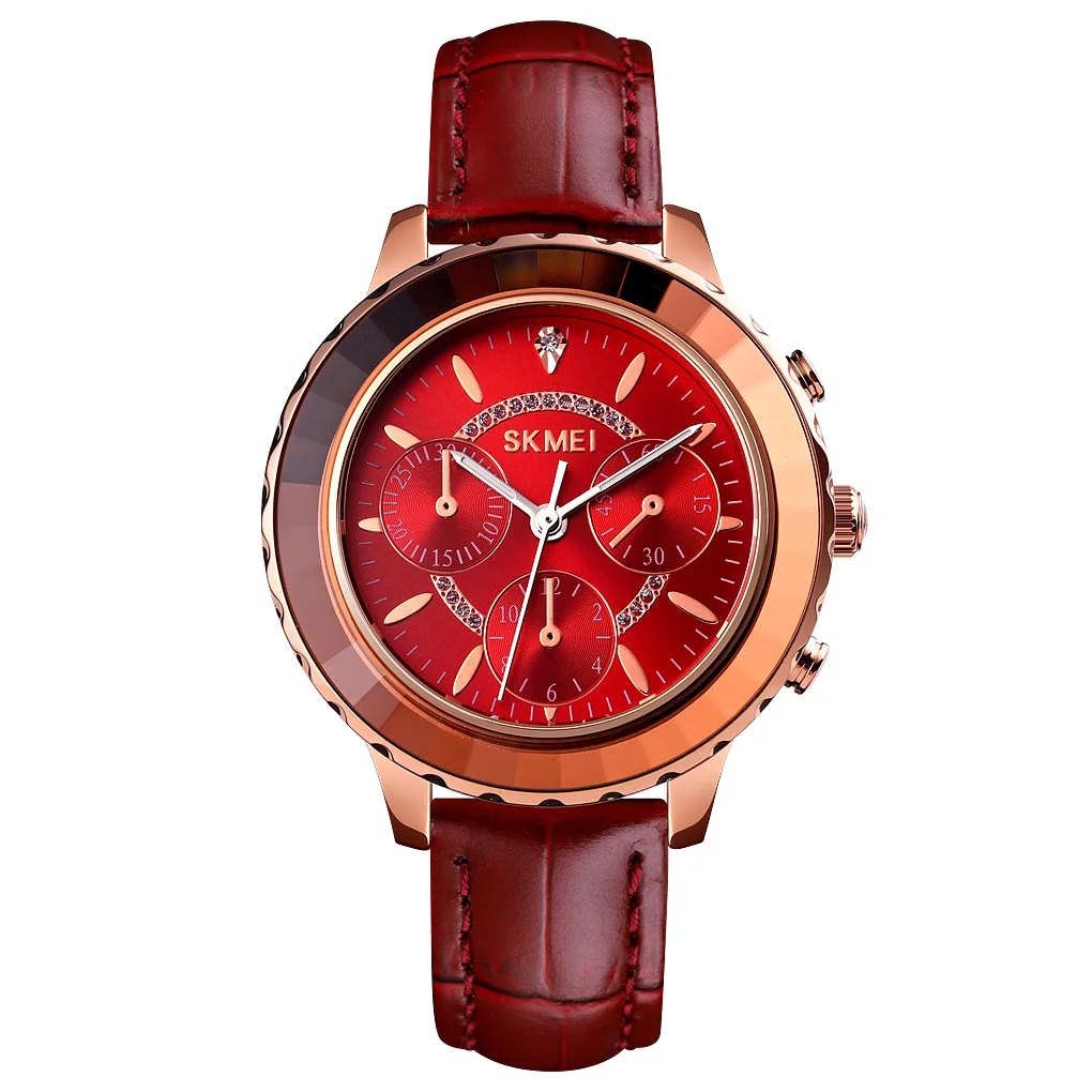 por mayor relojes de mujer SKMEI 1704 Top sale luxury  watches online leather watches for women waterproof watches ladies