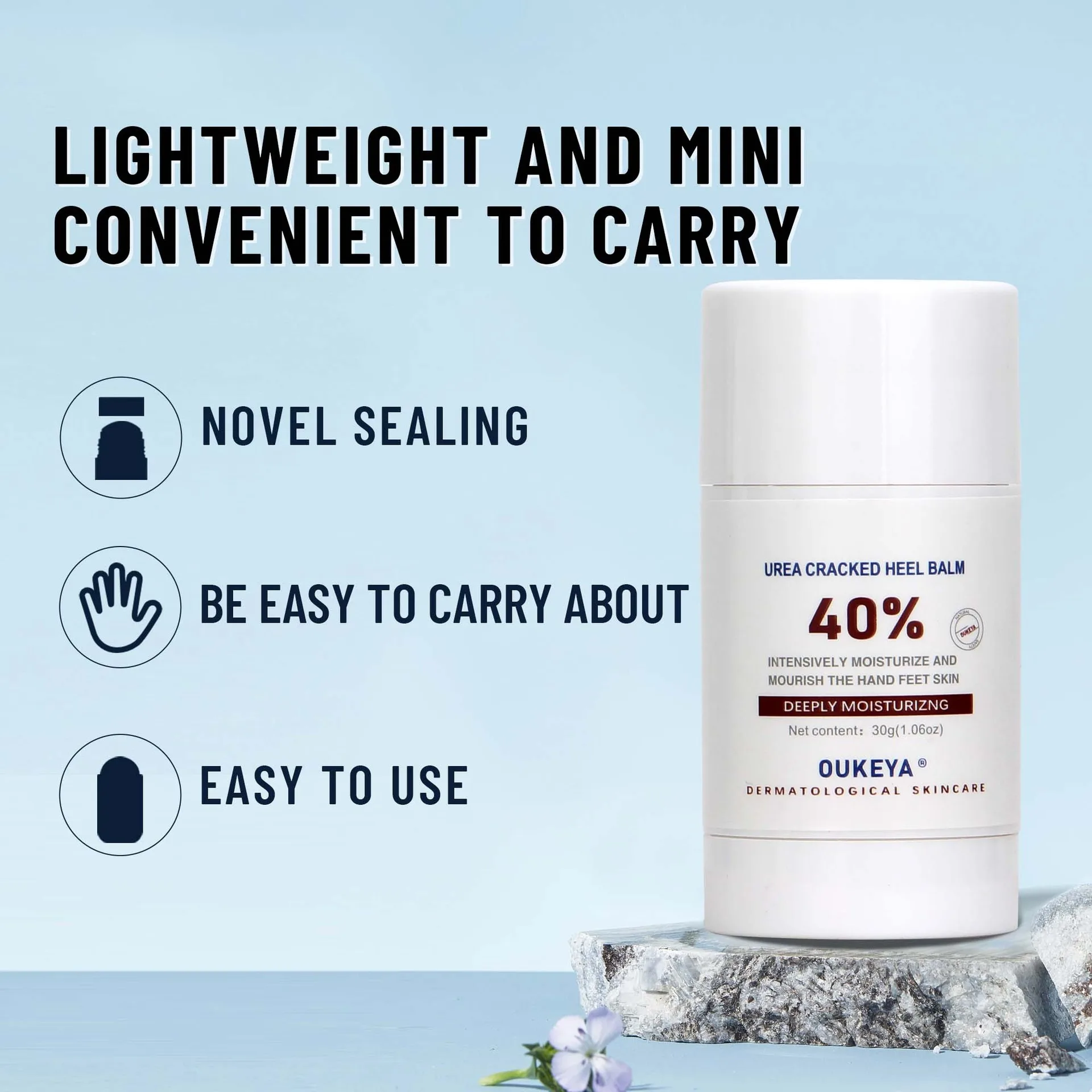 Custom private label urea cream 40% cracked heel repair care cream peeling and moisturizing hand and foot anti-cracking stick