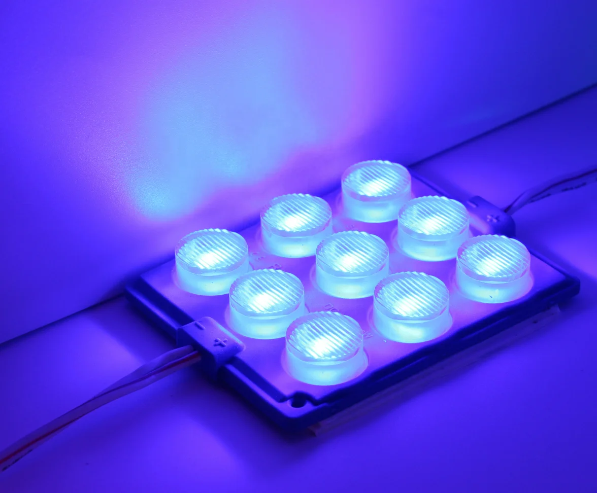 Powermaster Module High lumen 9 leds high power injection module aluminum board light box led