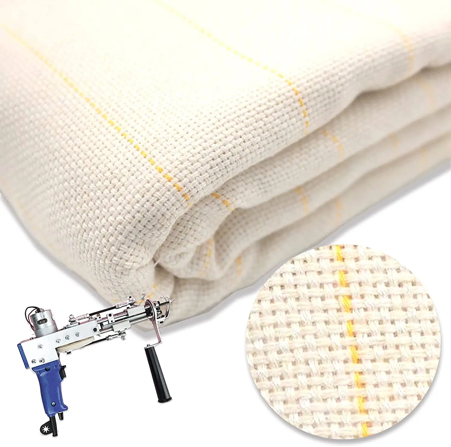 Wholesale Amazon Hot Selling Rugmaking Monks Tufting Cloth For DIY Embroidery Punch Needling Work Monks Cloth