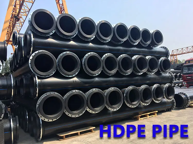 Hdpe Raw Material High Density Polyethylene Hdpe Pipe 225mm For Water Supply
