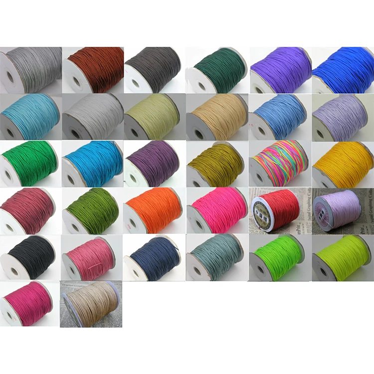 1.0mm, 1.5mm Chinese Knotting Cord Jewelry Making Rope Braided Nylon Beading cord