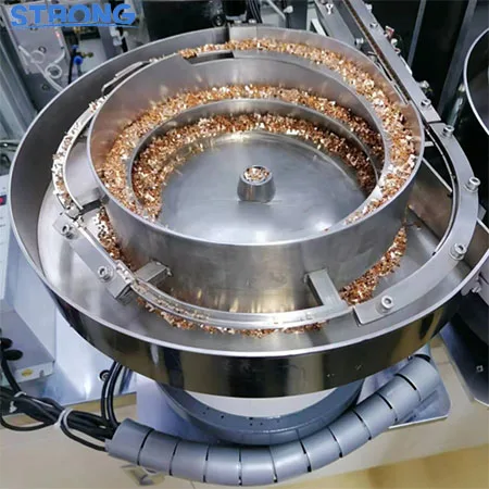 Hand-Made Automatic Metal Spare Parts Rotary Feeder Screw Nut Rivet Battery Spring Vibratory Bowl Feeder