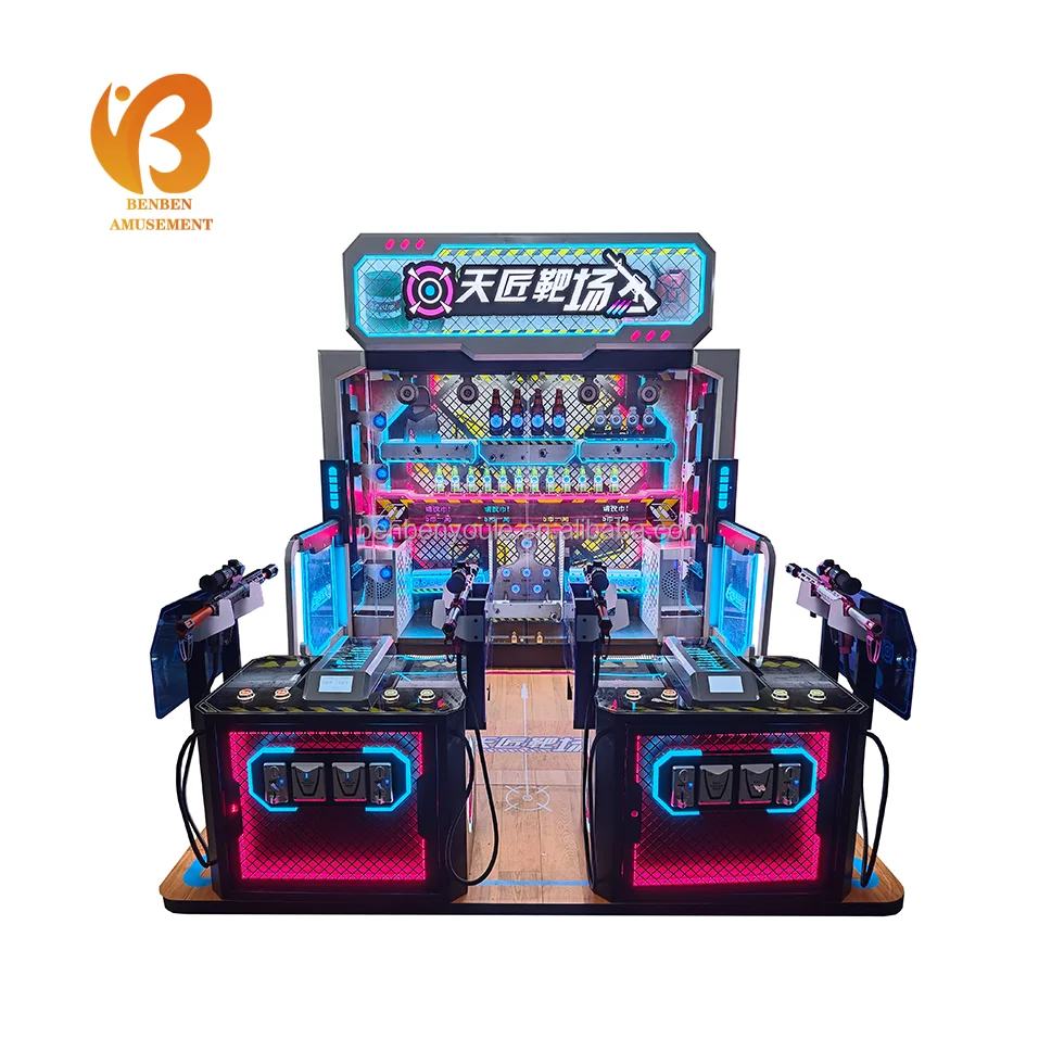 Hot Selling Commercial Arcade Mech Gun Shooting Newest Indoor Redemption Interactive Game Machine Coin Operated Games