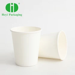 one time 530ml compostable cold water coffee paper cups biodegradable