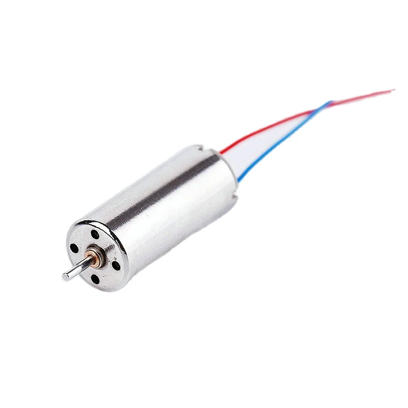 
High speed 55000 rpm micro DC motor 3.7V with wires Airplane Model electric motor 
