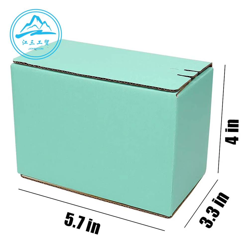 Custom Logo Full Color Printing Personalized Colorful Packaging Cardboard Corrugated Postal Shipping Mailers Boxes