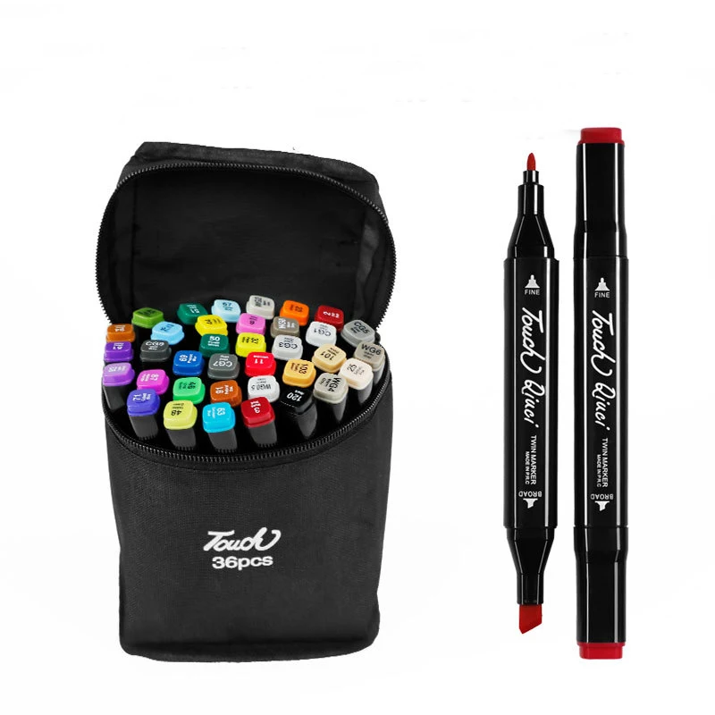 48 Colors Double Tip Sketch Markers Alcohol Based Art Markers Pen