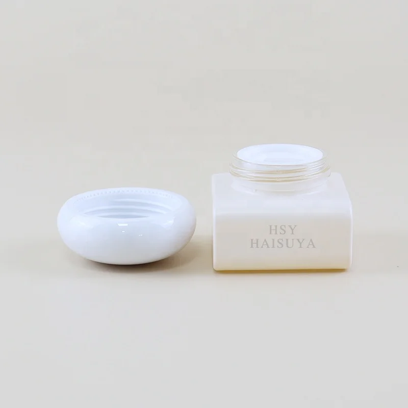 Spot 1oz 100ml 120ml white glass skincare packaging perfume lotion bottle and cream jar sets wholesale for sale