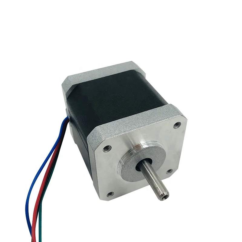 NEMA 17 Stepper Motor with Dual Shaft and Cable 42mm Diameter 2 phase 1.8 degree 48mm length