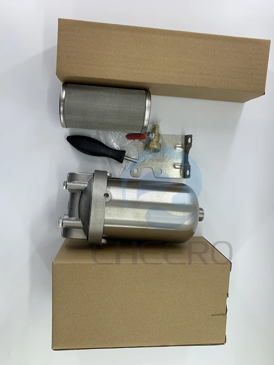 5 inch stainless steel housing water Pre filtration system water filter 40 microns SS mesh filter cartridge Pre filter