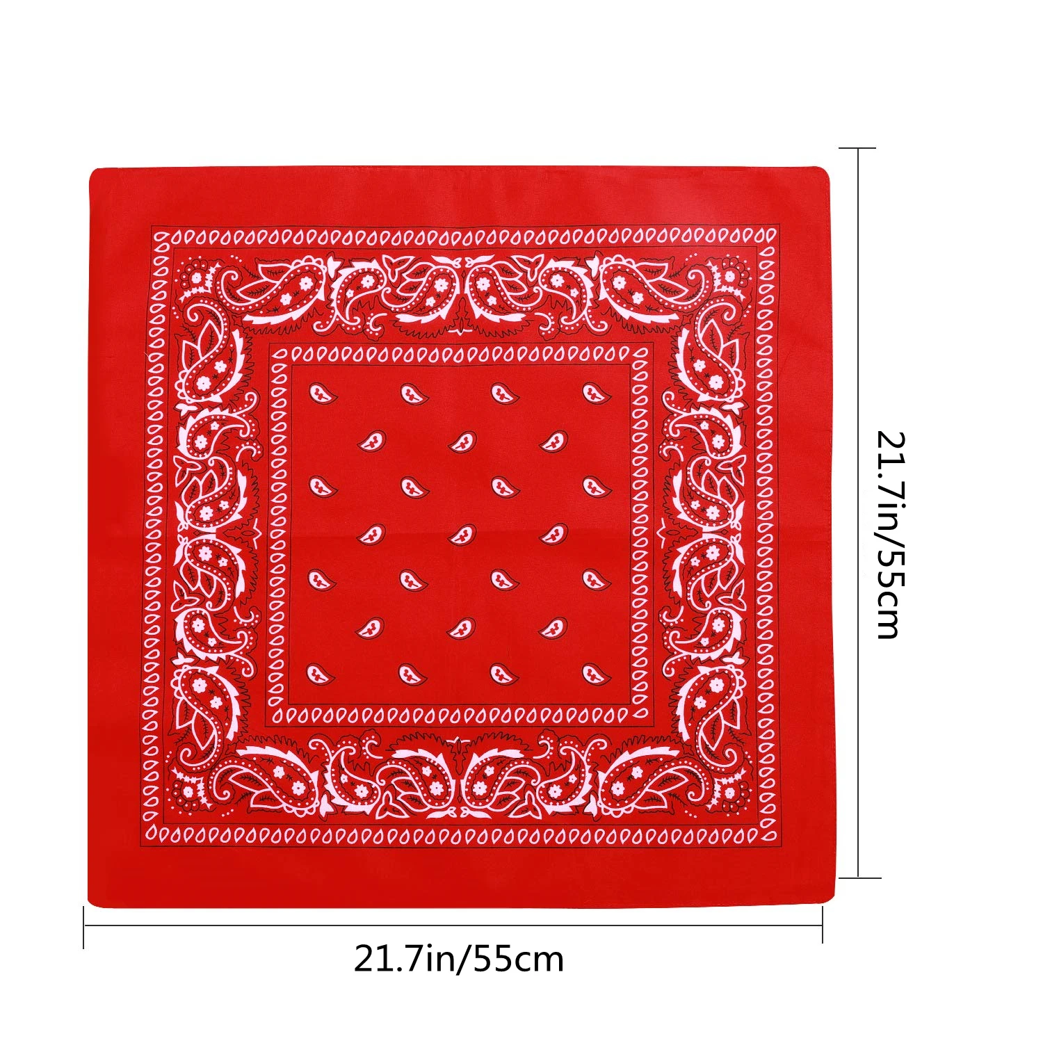 Custom logo fashion paisley print silk scarf headband wholesale fancy face cover top seamless polyester bandana for man women