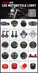 E24-R113 Approved LED Headlight with Angel Eyes DRL High/Low Beam Osram Headlamp for BMW F800GS F800GS Adventure F700GS F650GS