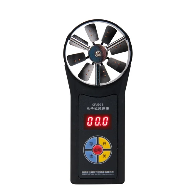 
 Цифровой анемометр CFJD25 для измерения скорости ветра на угольной шахте  