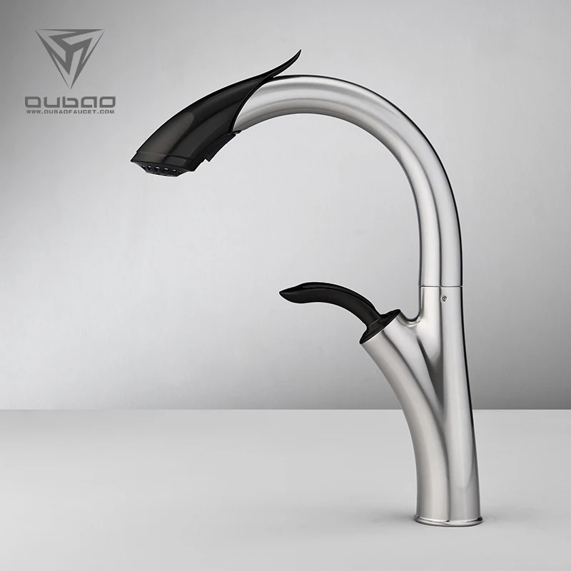 Chinese Factory Unique Chrome cUPC upc nsf 61 9 kitchen faucet flexible Pull Down Kitchen Sink Water Faucets