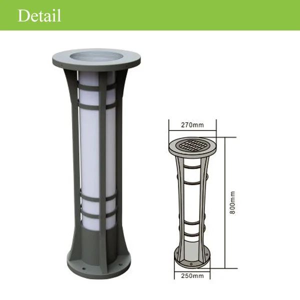 New Design Stainless Steel Outdoor LED Solar Bollard Outdoor Bollard Lights Solar Bollard(JR-2713)