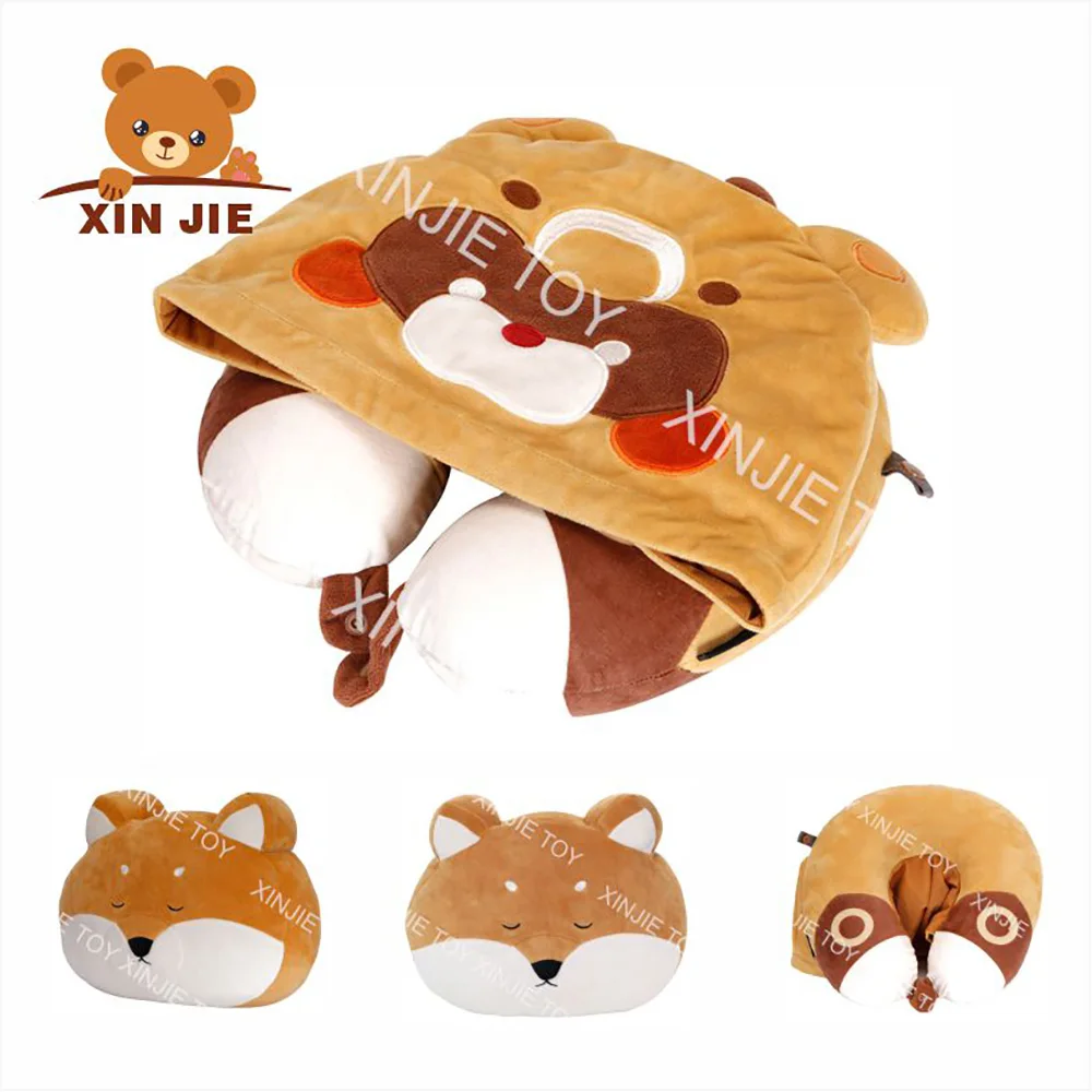 price custom cartoon plush soft animal pillow kawaii fox pillows cushion for children