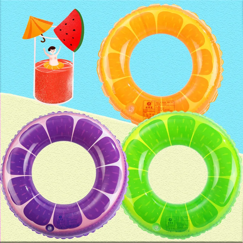 Hot Sale Customize Inflatable Swim Ring Kids Floating Toys for Pool Pvc Item Time Air Pcs Swimming Material Design
