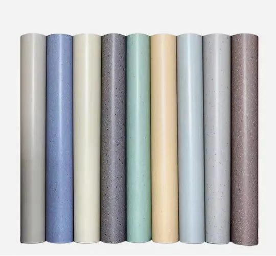 waterproof 2mm thick anti bacterial commercial homogeneous hospital floor grade laboratory pvc homogeneous vinyl flooring roll