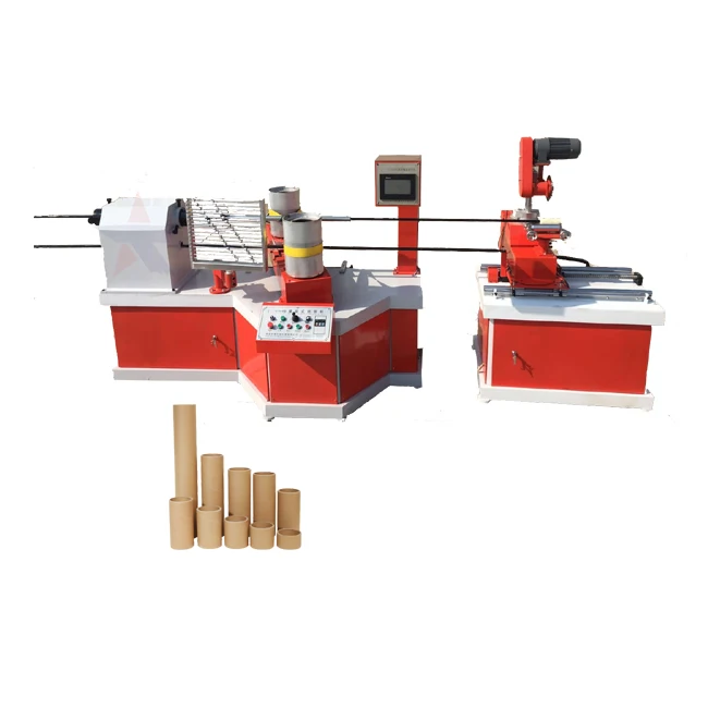 Chinese Manufacturer High Speed Multi Cutters Spiral Paper Tube Core Making Machine