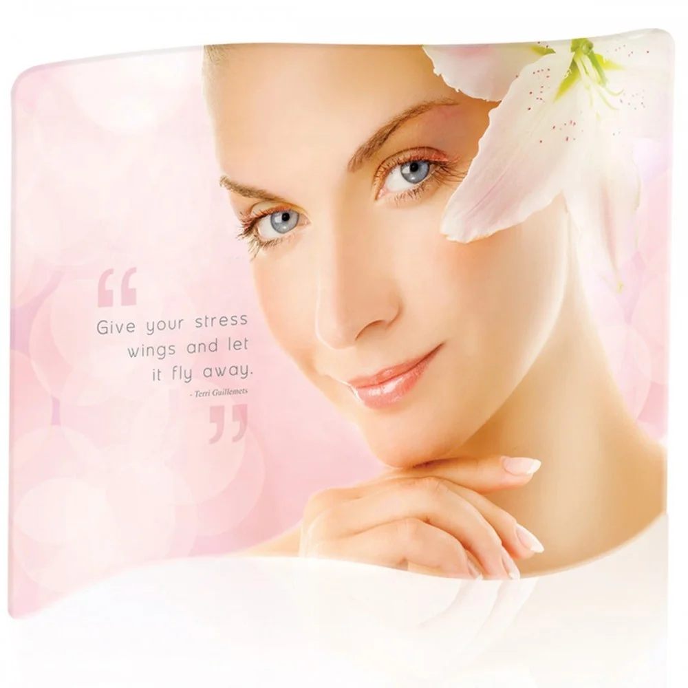 10 ft S shape tension fabric display tube exhibition booth backdrop