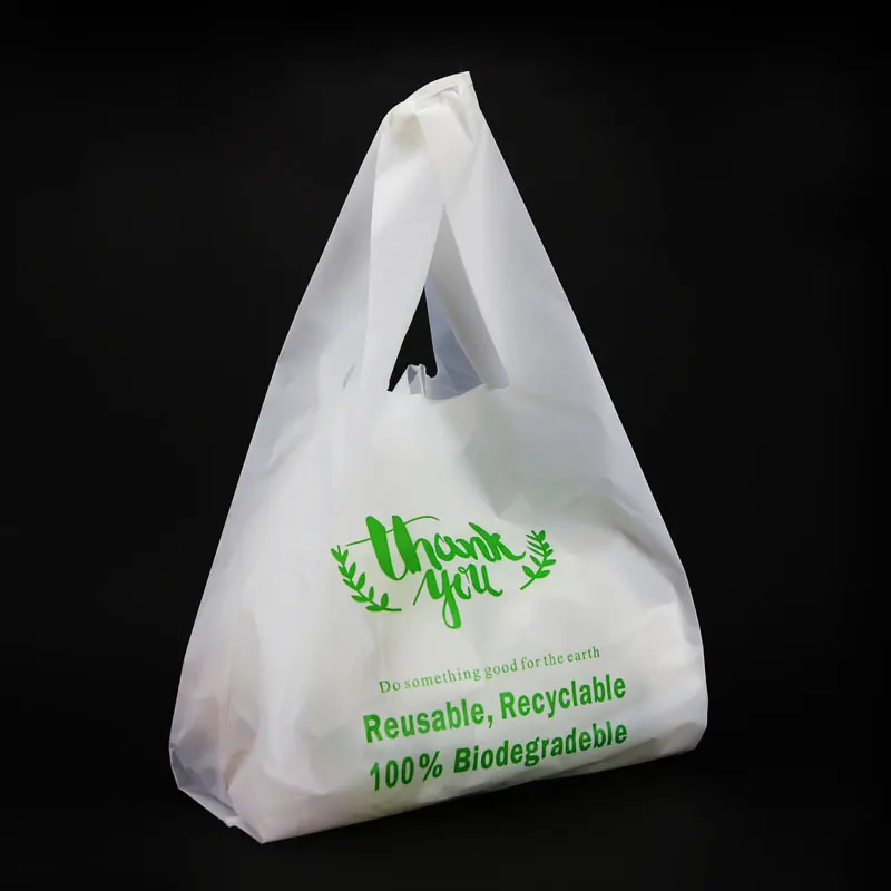  Biodegradable Plastic Bag Corn Starch Compostable 1000 Shopping Thank You