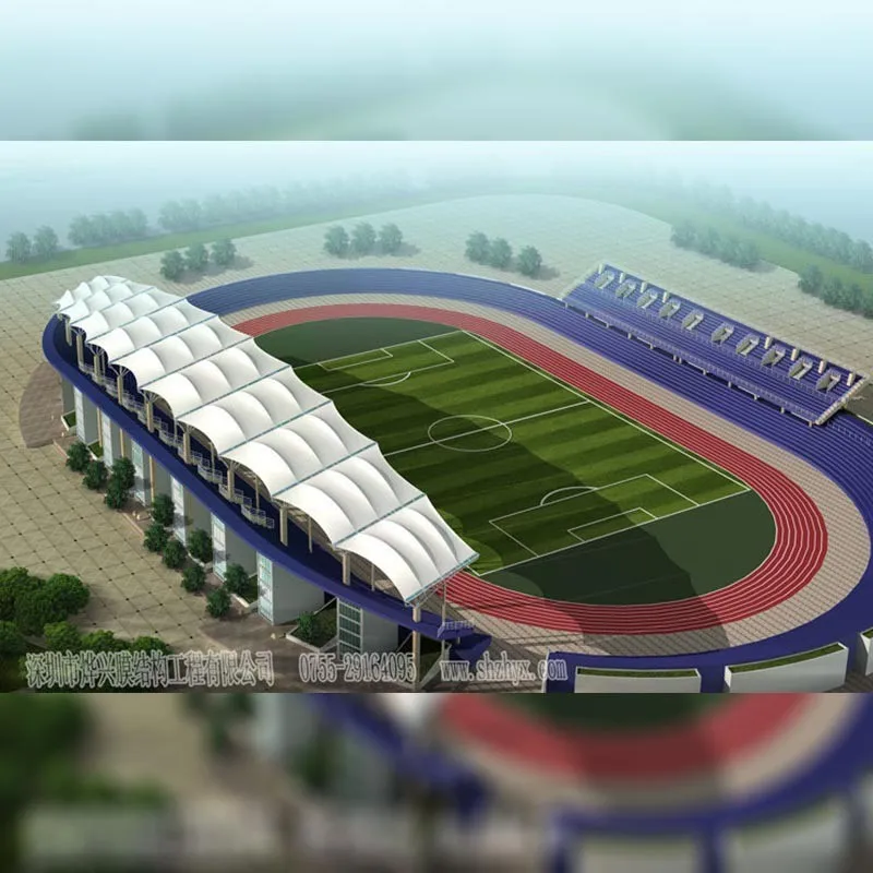 Customized Membrane Structure Sunshade Manufacturer Roof Canopy Design Tensile Membrane